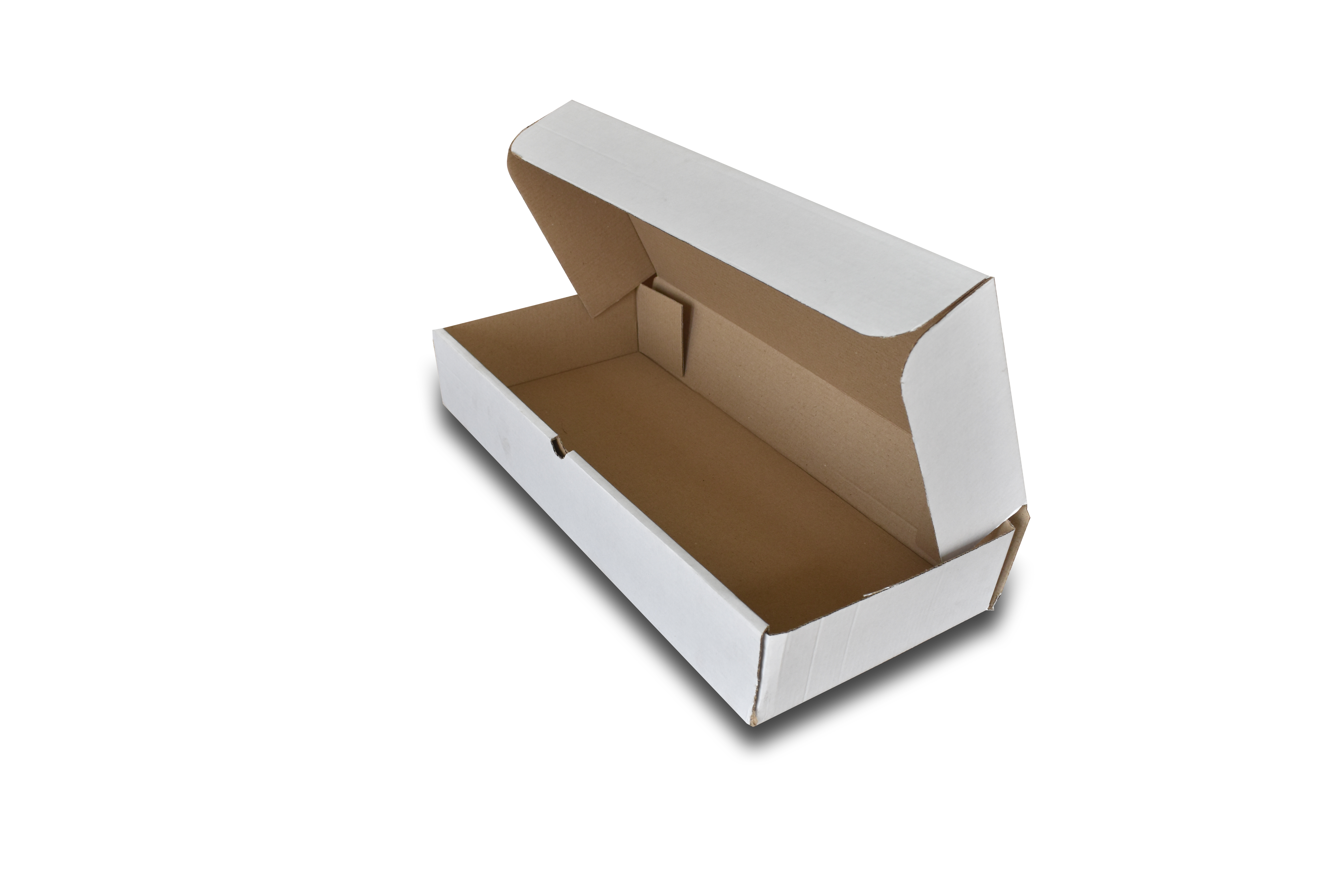 white die cut box