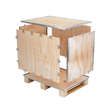 Plywood box collapsable